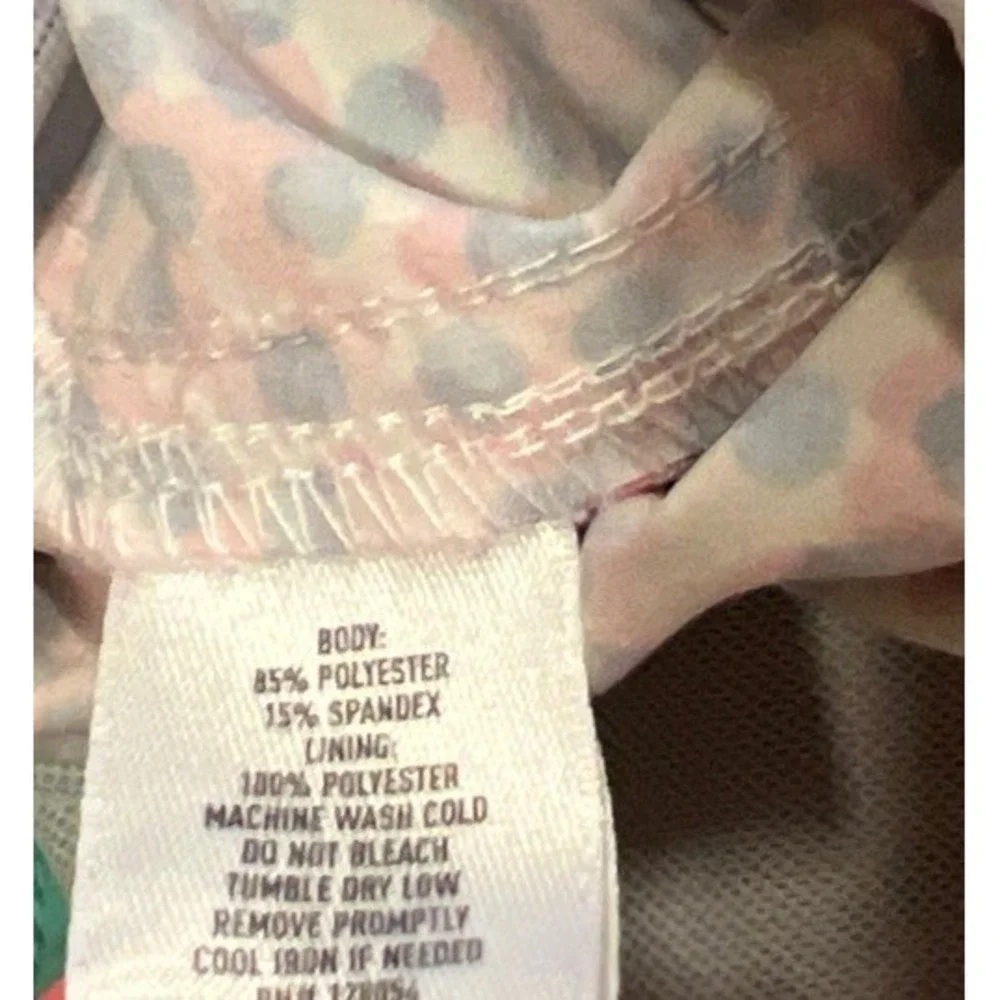 Bonobos Swim Trunks Shorts‎ Pink Blue Polka Dots Mesh Lined 7